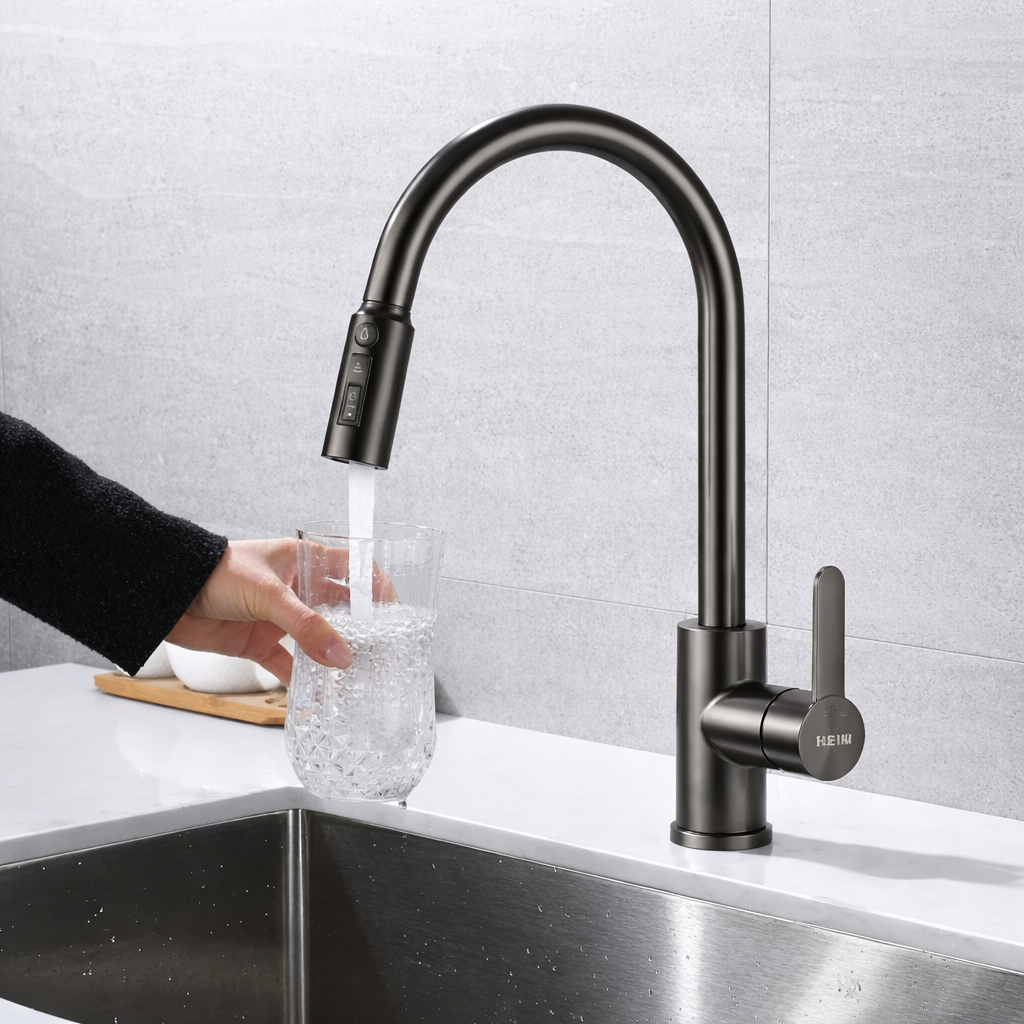 Llave Mezcladora 44 cm con Salida para Agua Filtrada | HEIM HM 44 AF